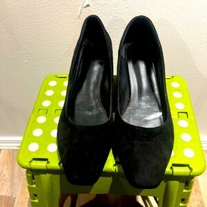 Suede Ballerina Flats, size 9.